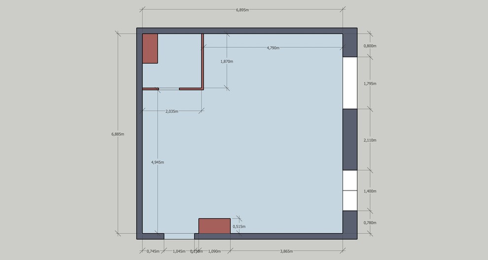 Форэскиз будущей квартиры сына.