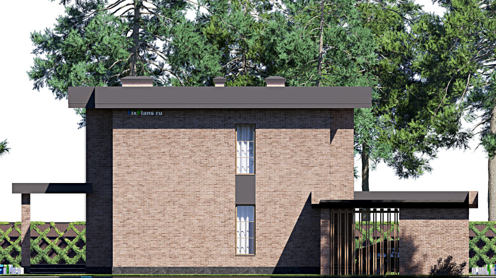 Проект двухэтажного дома 18х15 м S335м2 F-17054