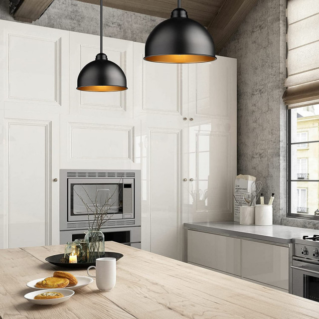 Farmhouse Pendant Lighting for Kitchen Island Black Pendant Light Fixtures Industrial