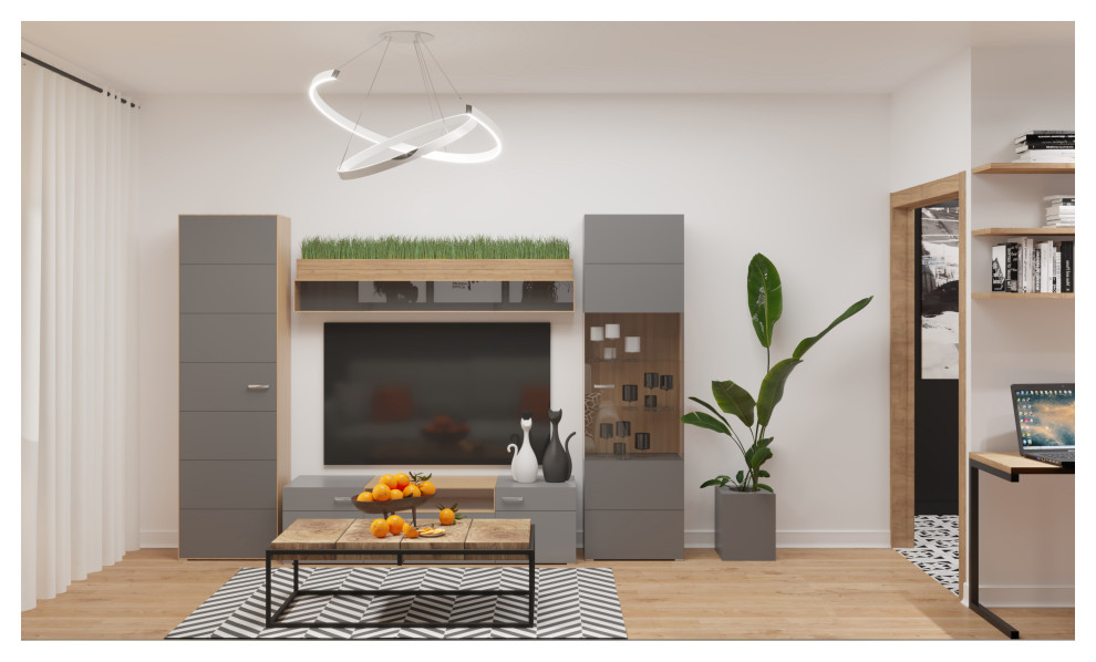 Яркая однокомнатная квартира