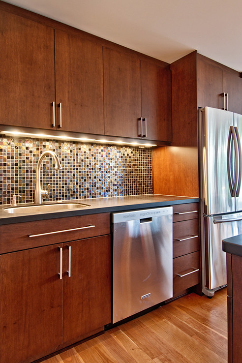 Inspiration for a transitional kitchen remodel in Seattle