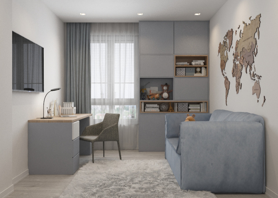 Светлый легкий интерьер для жизни