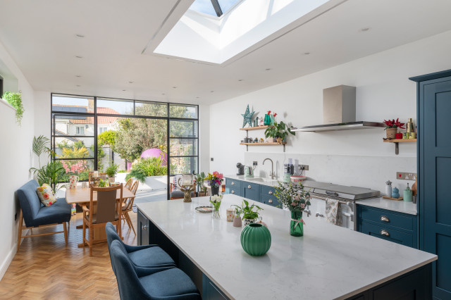 Downs View, Bude, Cornwall contemporary-kitchen