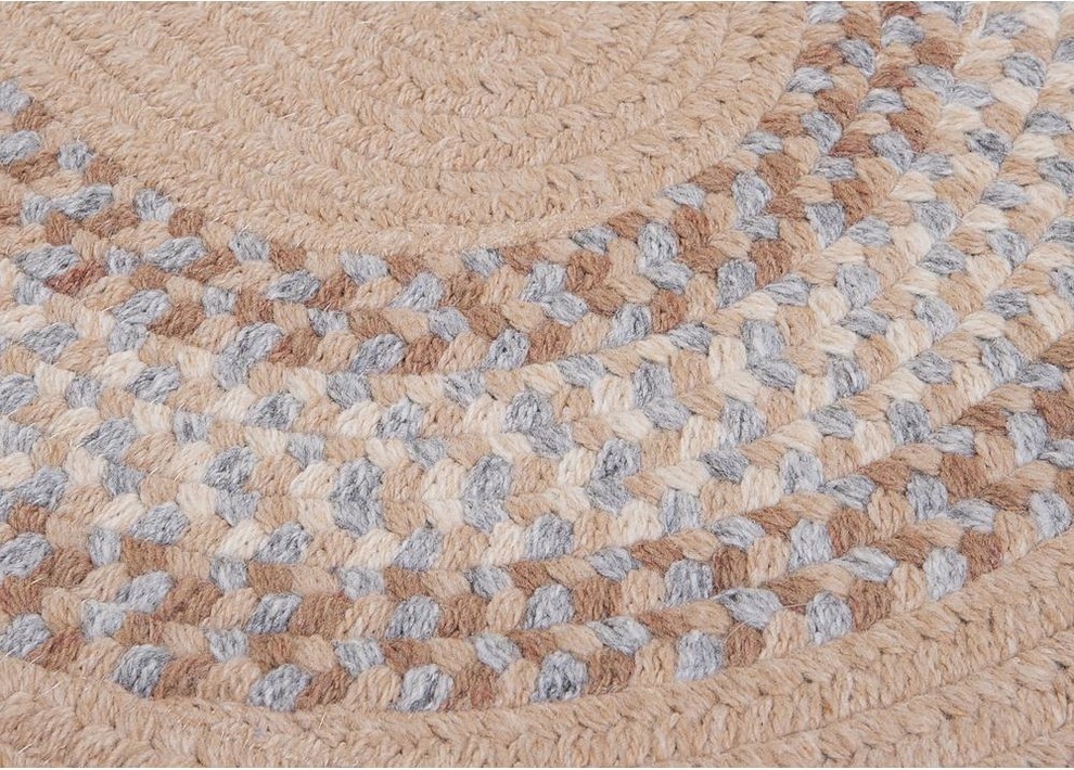 Colonial Mills Rug North Ridge Oatmeal Oval, 1'2"x1'5" Sample