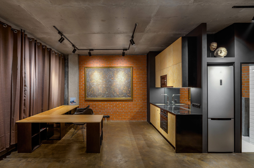 Бетонные полы в интерьере