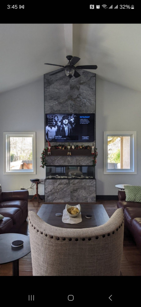 Electric fireplace installtion