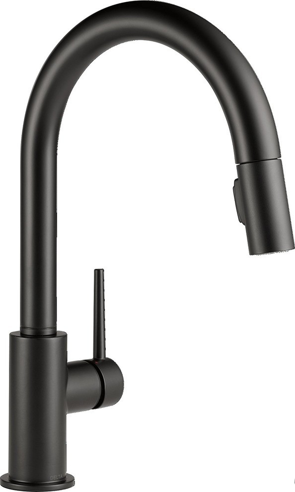Single Handle Pull Down Kitchen Faucet With Magnetic Docking Spray