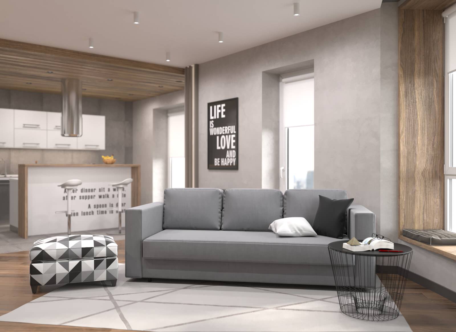 Кухня-гостиная