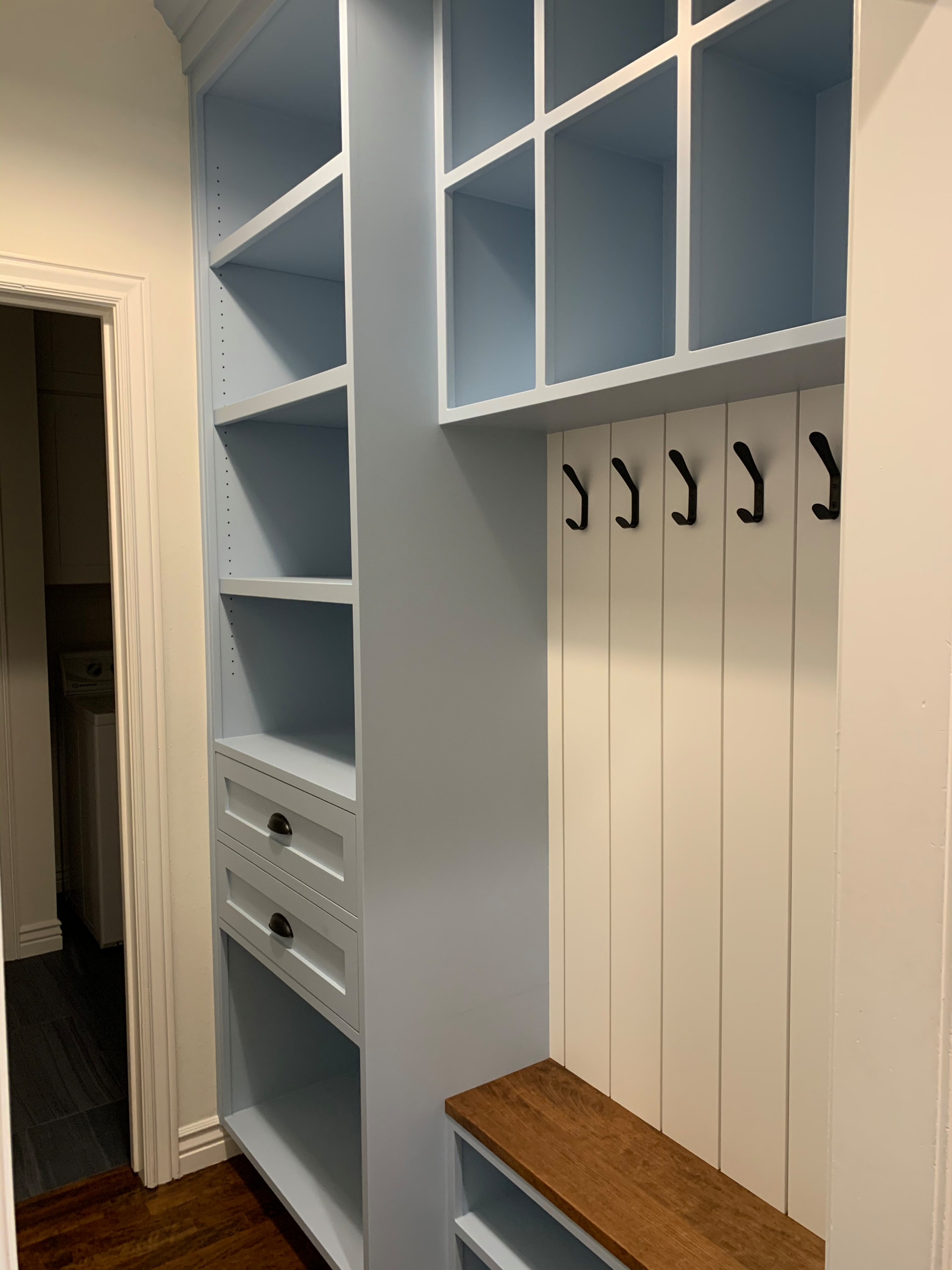 Mudroom remodel