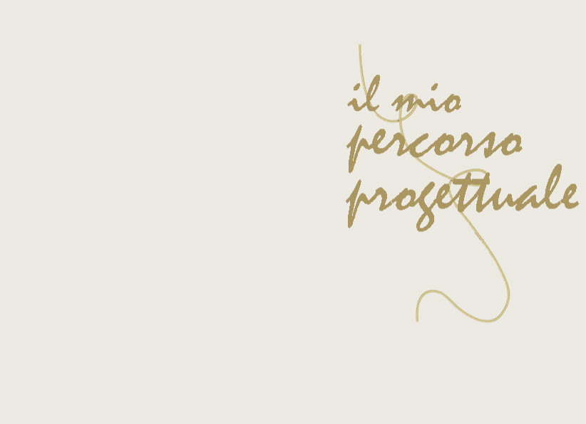 Il mio percorso progettuale