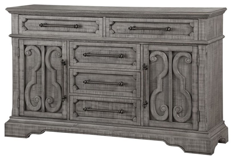 Acme Transitional Artesia Dresser With Salvaged Natural Finish