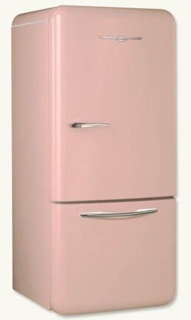 Retro Pink Refrigerator - Victorian - Refrigerators - kansas city - by ...