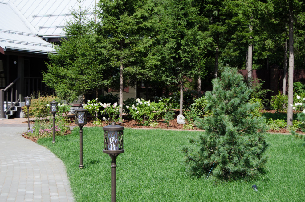 Укладка газона