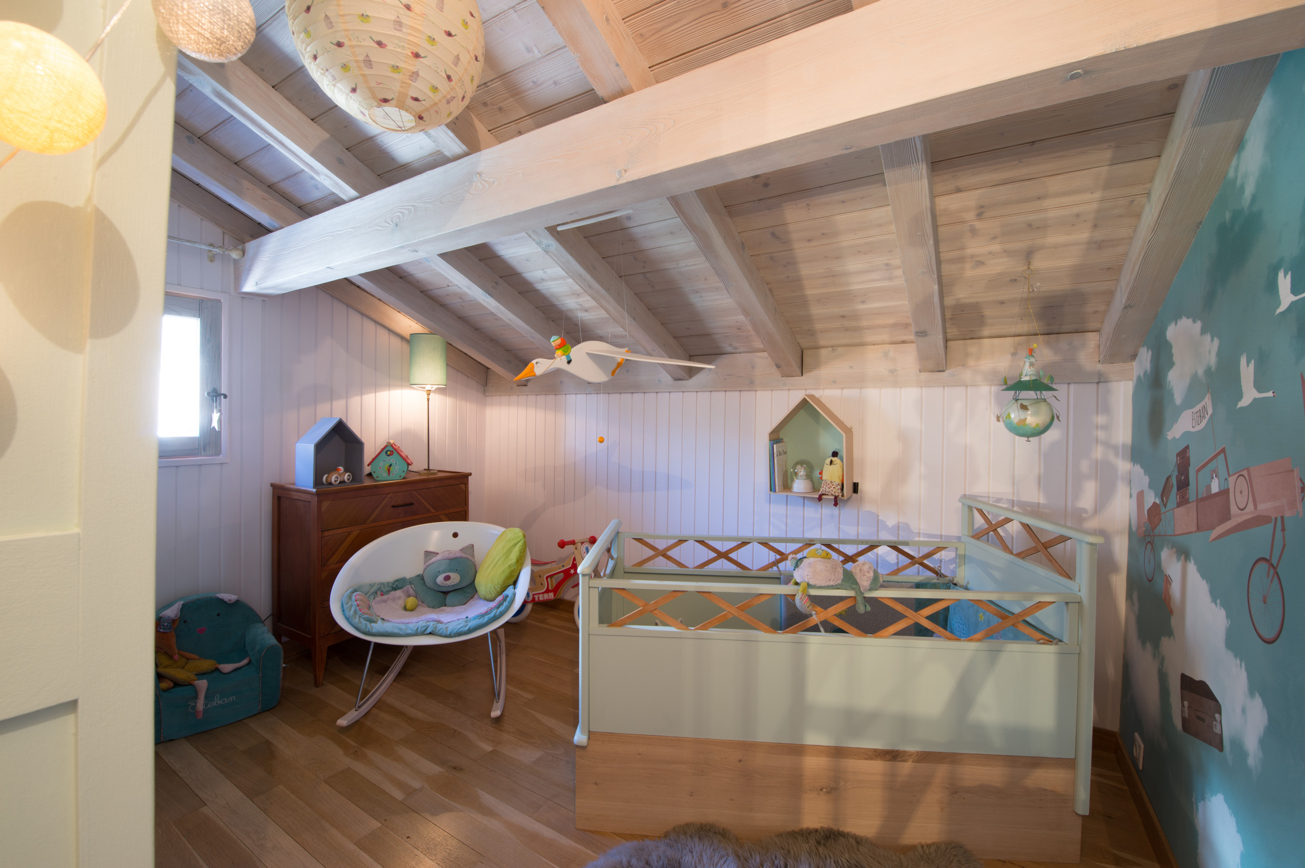 Décoration de chambre chalet à la montagne
