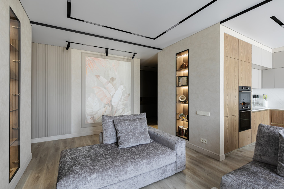 Элегантная неоклассика в бежево-серых тонах