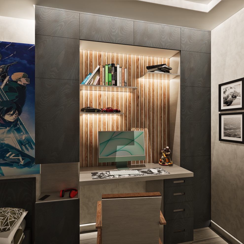 Дизайн-проект спальни для подростка