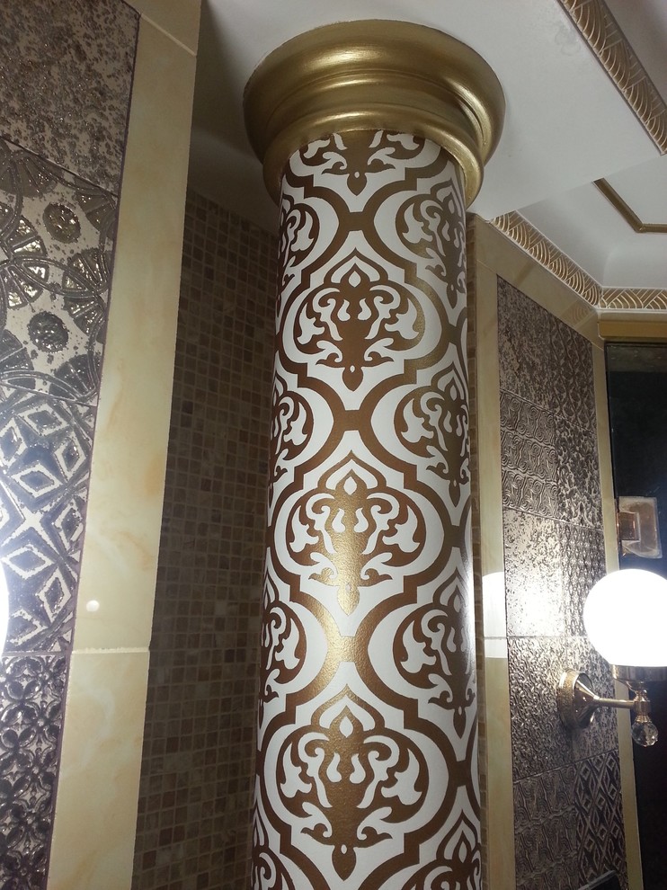 декоративная роспись хаммам в индивидуальном жилом доме