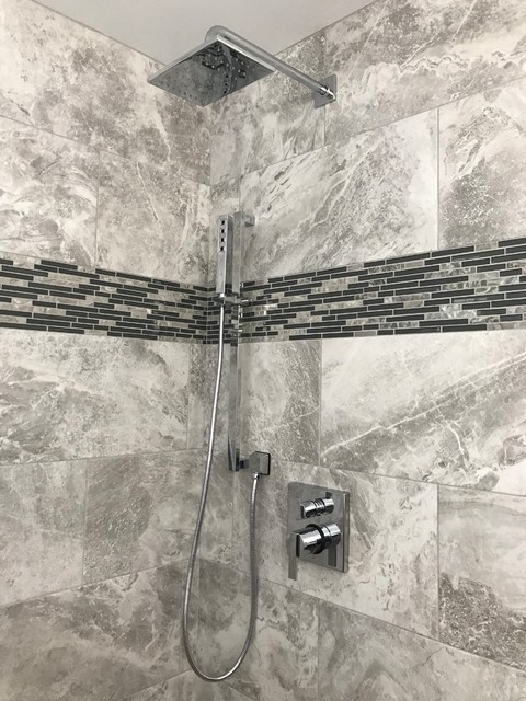 Rain Shower traditional-bathroom