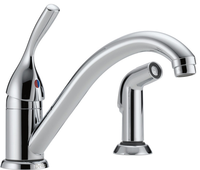 Delta 134 100 300 400 Series Single Handle Kitchen Faucet With
