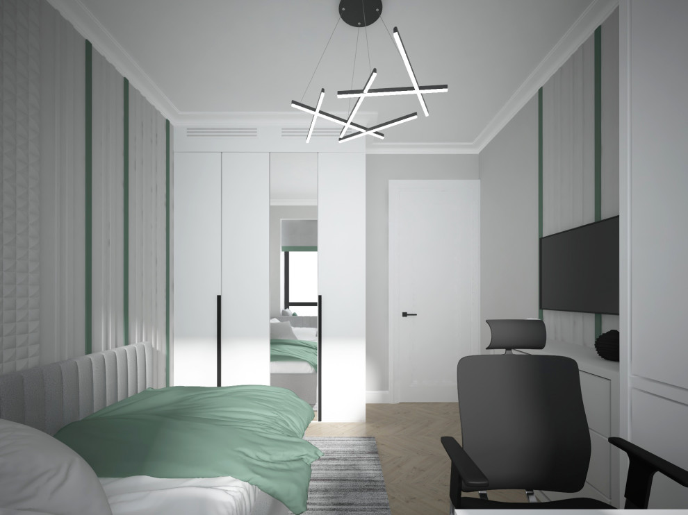 Квартира в современном стиле. ЖК "Остров"