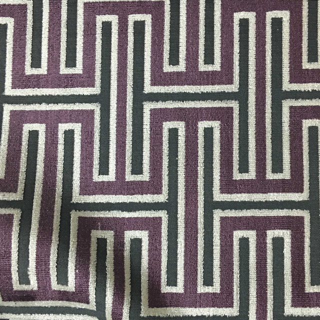 Muriel Cut Velvet Upholstery Fabric, Fig
