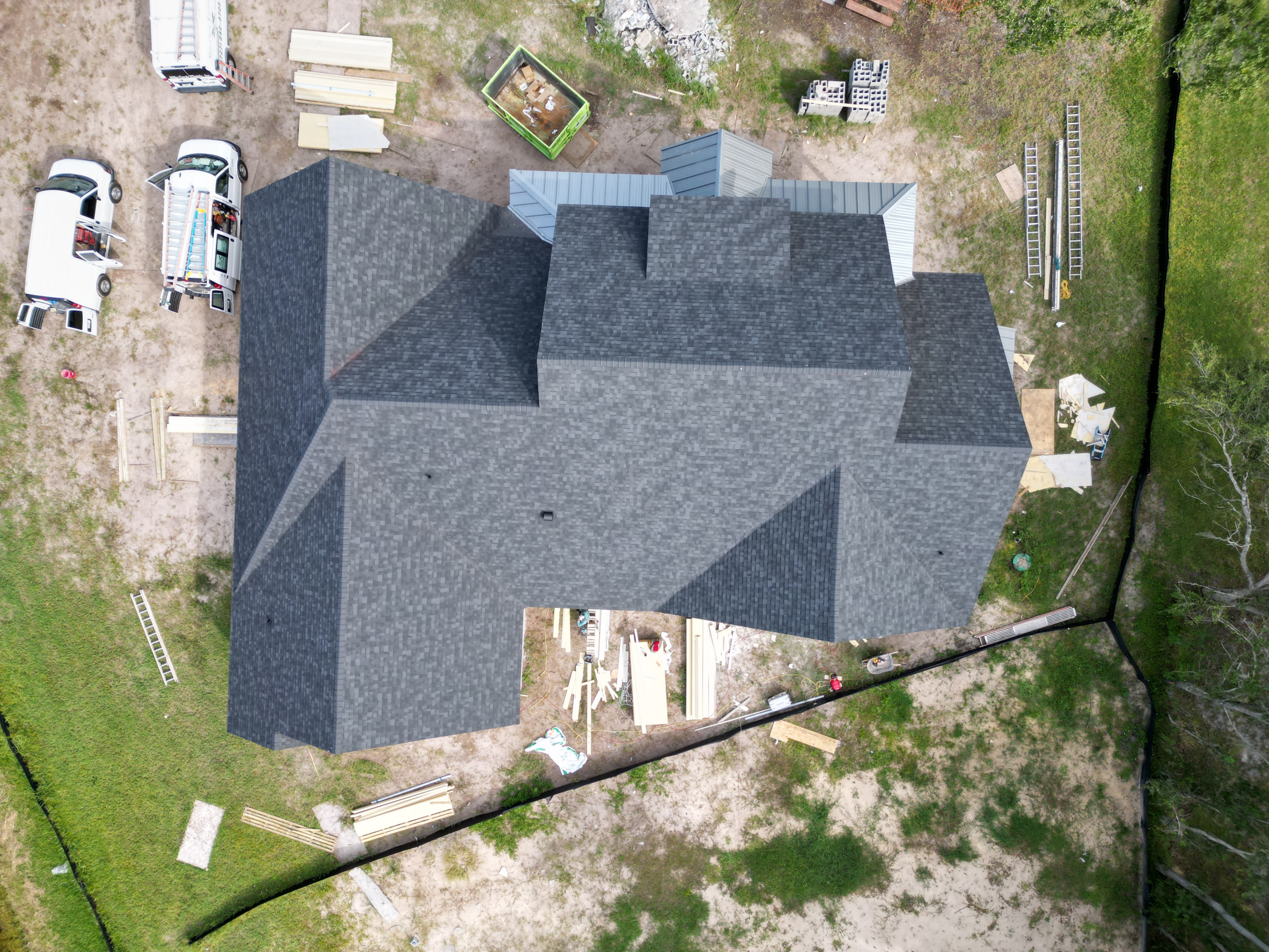 Aerial Roof Inspection - Shingle and Metal