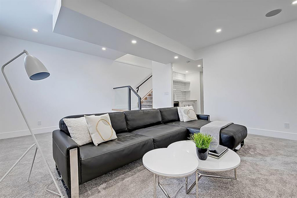 Home design - transitional home design idea in Calgary