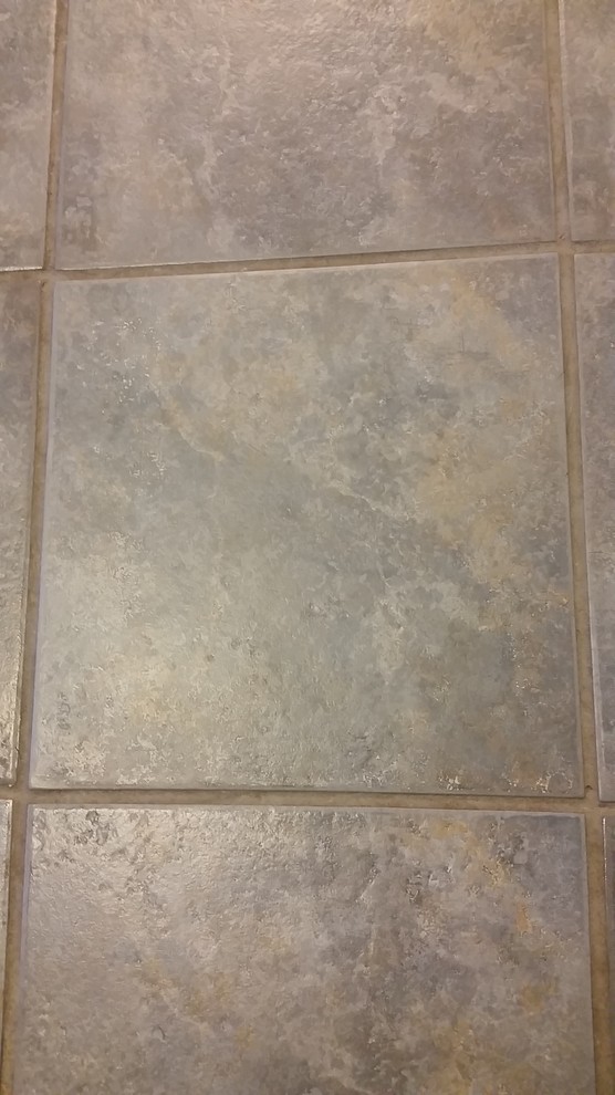 Matching paint to tile in a new house