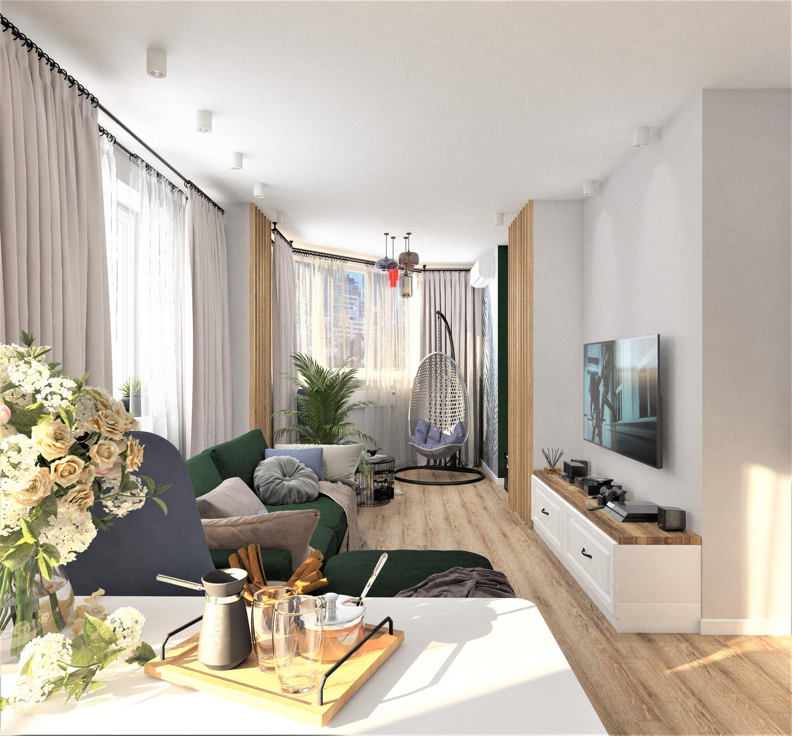 Дизайн интерьера для молодой пары с большими планами на будущее