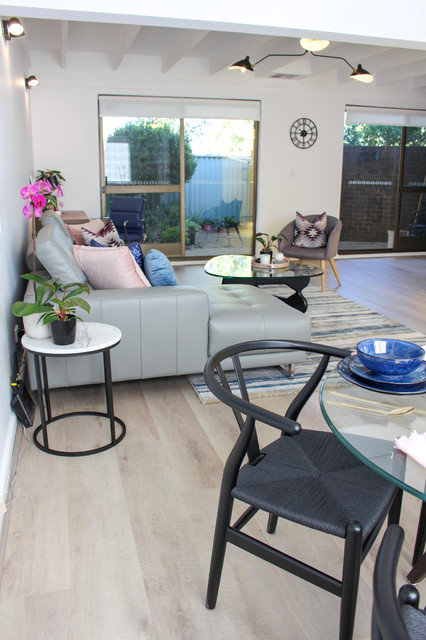 Waitara Renovation contemporary-living-room