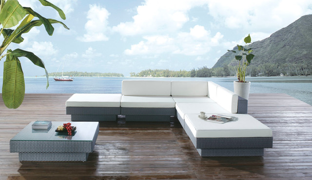 Modern Outdoor Los Angeles Paeonia Outdoor Sofa Set modern-outdoor-lounge-sets
