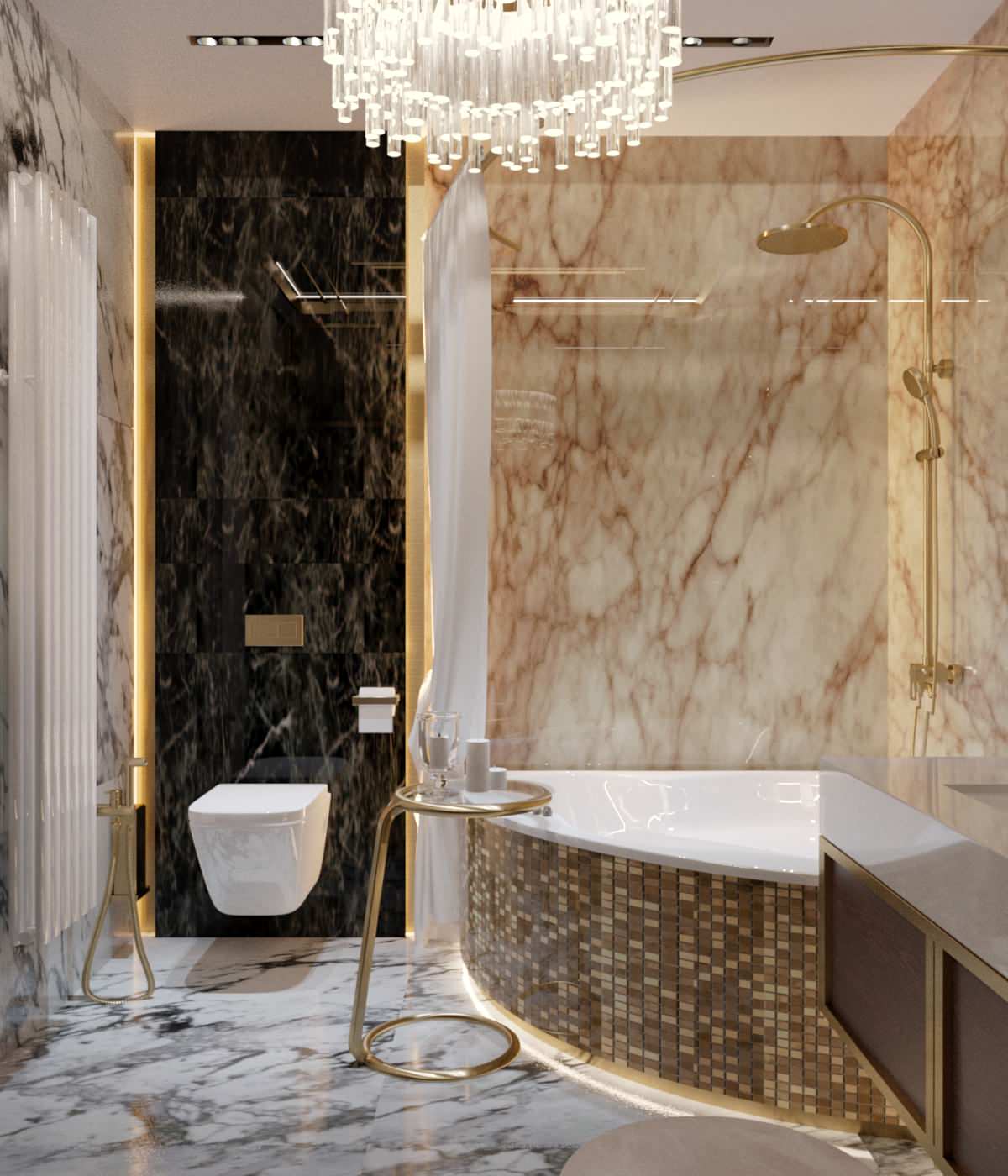 Квартира на Крестовском острове, 178 м2