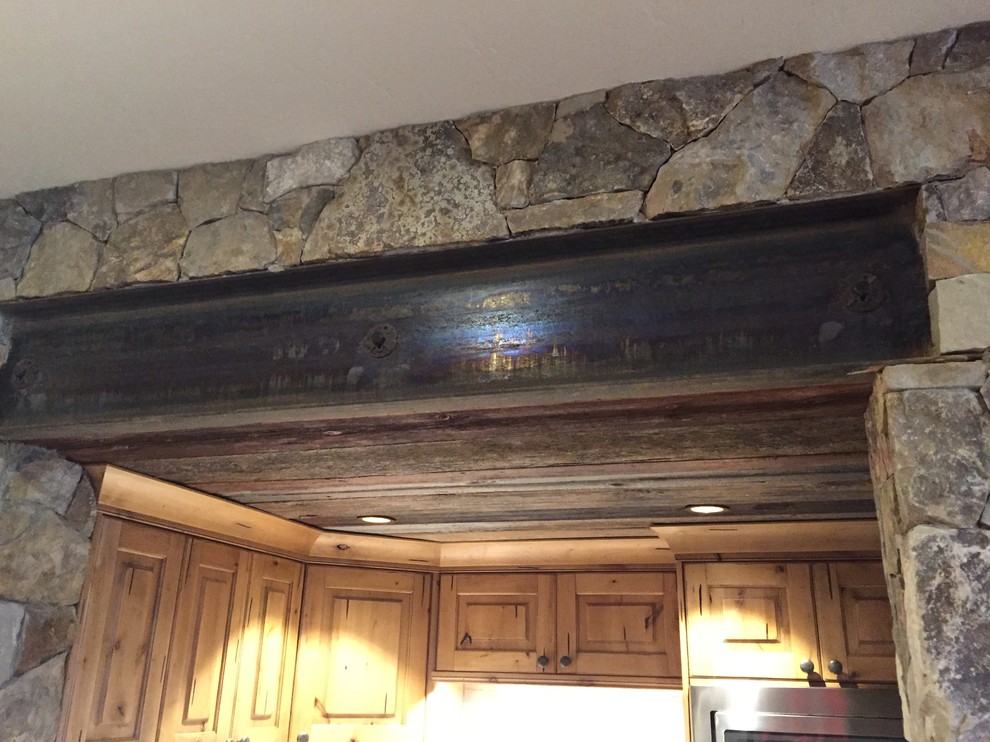 Inspiration for a transitional home design remodel in Denver