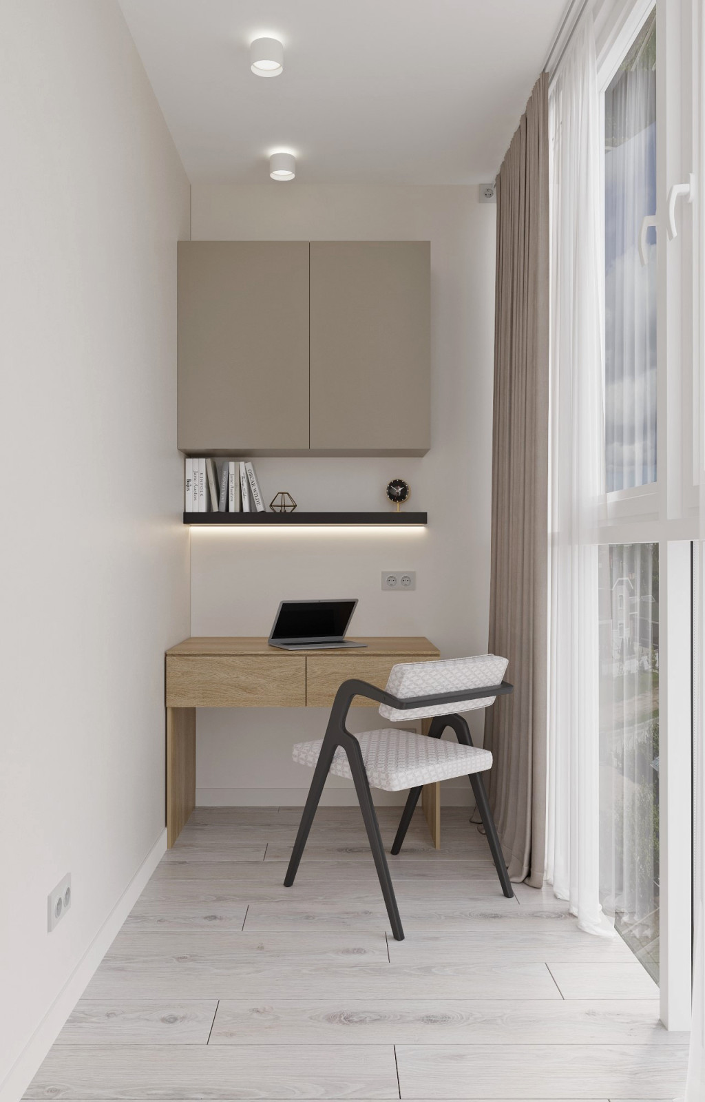 Проект квартиры, площадью 88 кв. м в п. Ганино