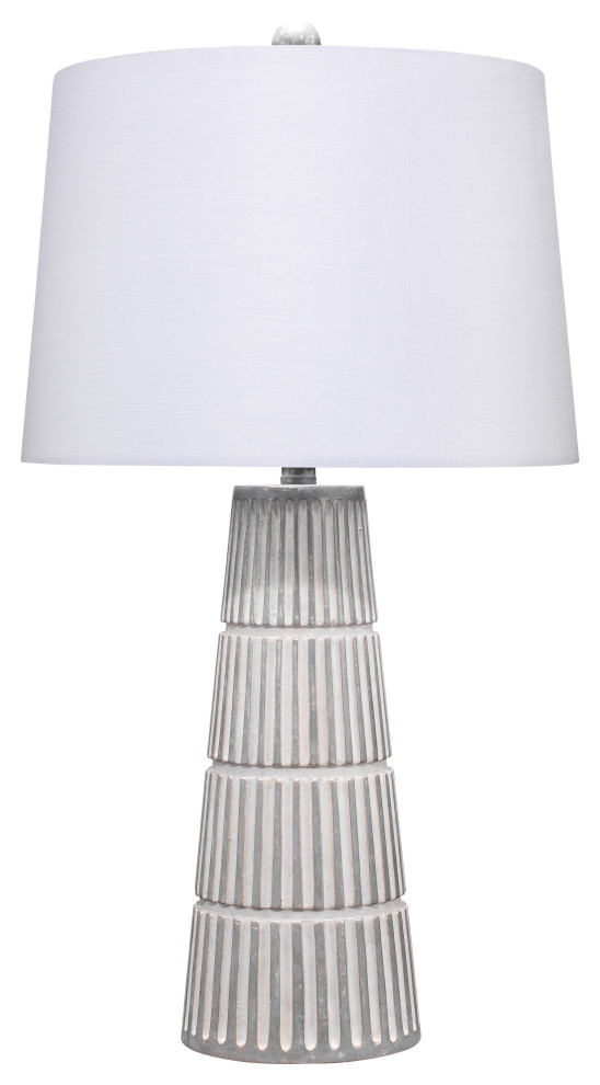 Partition Cement Table Lamp, Grey