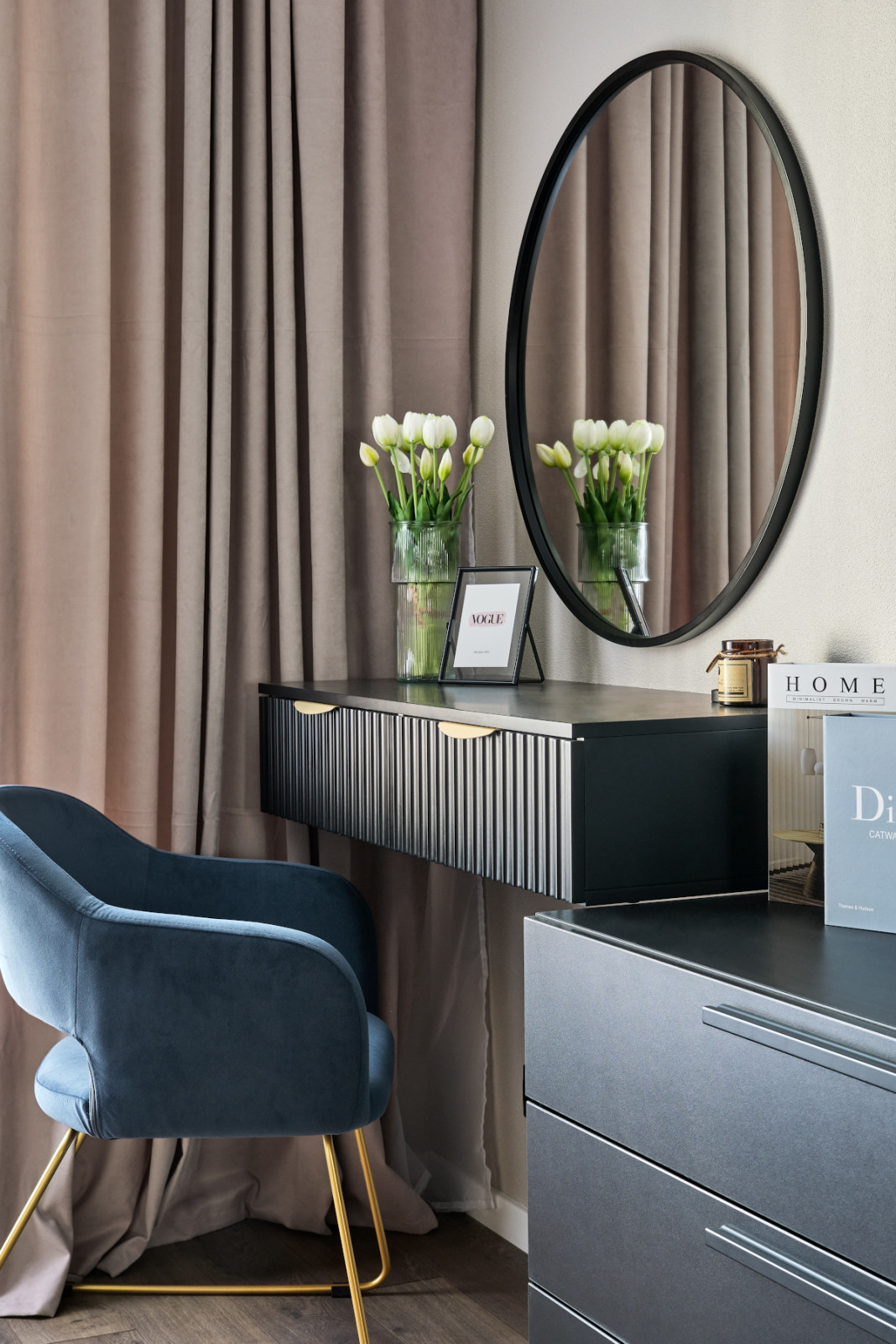 Интерьерная съёмка квартиры в ЖК Green Park (Москва)