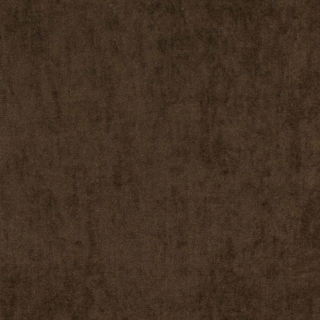Chocolate Brown Solid Antique Woven Velvet Upholstery Fabric By The Yard