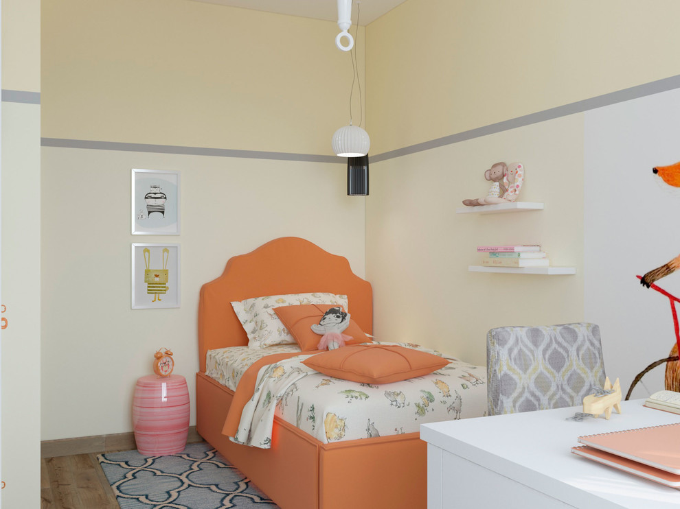 Квартира для семьи "Из трешки в четырехкомнатную". 3 D визуализация.