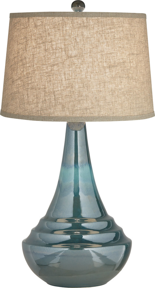 Sublime 1 Light Table Lamp in Blue