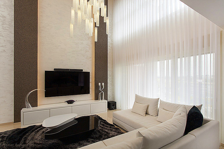 WHITE CANDLES  by GALILEE LIGHTING-CONTEMPORARY-LIVING ROOM-LED CHANDELIER, MODE