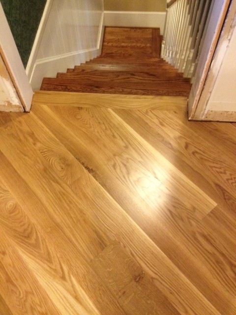 Diagonal White Oak - Modern - Hardwood Flooring - Other - by The Woodworks
