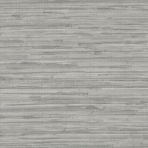 Faux Grasscloth Gray, NT33705 Contemporary Wallpaper by Blue Sky