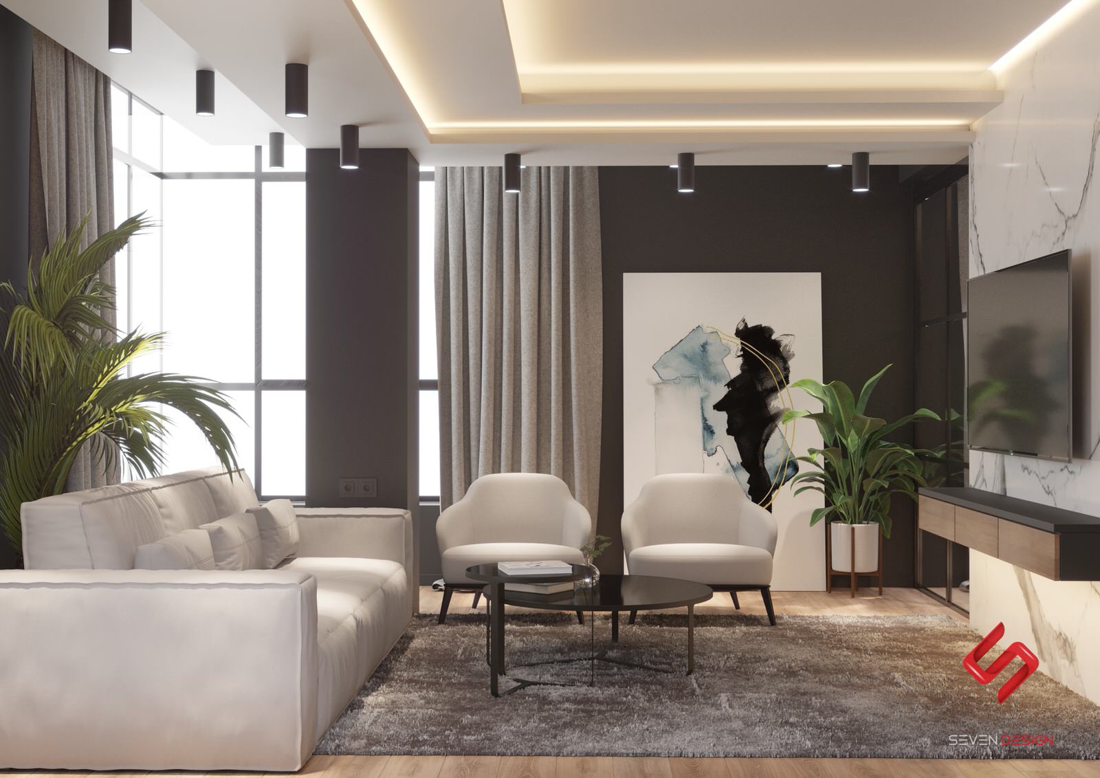 Дизайн-проект квартиры, CUBE