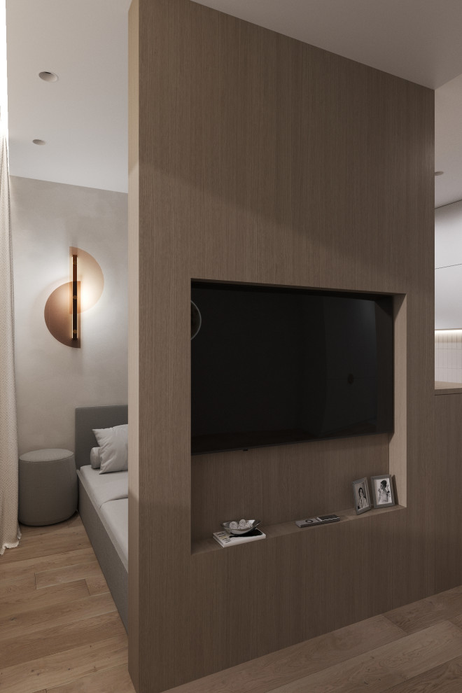 Проект квартиры-студия 28кв.м в СПб