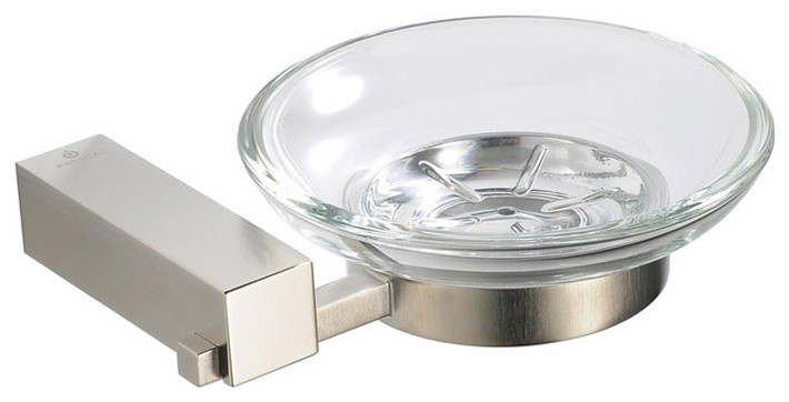 Fresca Ottimo Soap Dish, Brushed Nickel