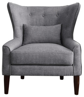 Millett Wingback Chair - Midcentury - Armchairs And Accent Chairs - by ...