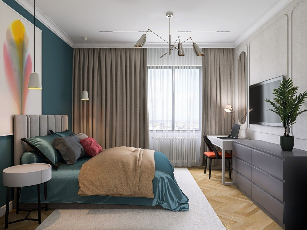 Трехкомнатная квартира в современном стиле