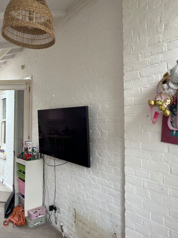 Victorian Home Office and Family Room