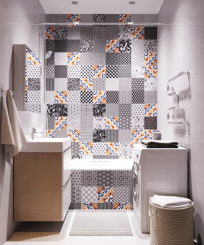 Ванная в скандинавском стиле