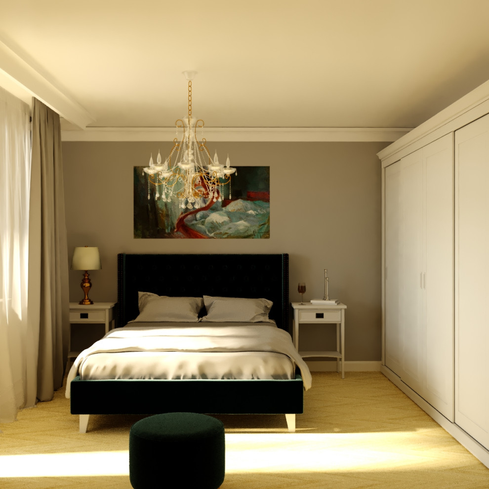 Спальня в стиле неоклассика